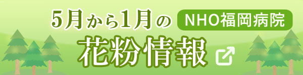 5月～1月の花粉情報　NHO福岡病院